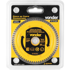 Disco De Corte Diamantado 115mm Turbo Vonder