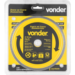 Disco de Corte Diamantado 180 mm Liso Vonder