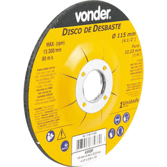 Disco de Desbaste 115 mm x 5,0 mm x 22,23 mm Vonder