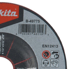 Disco de Desbaste 115 x 4 mm-Inox/Metal Makita B-49775