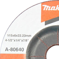 Disco de Desbaste 115 x 6 x 22.23 Wa36N Makita A-80640