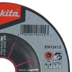 Disco de Desbaste Flexivel 125 x 4 x 22.23 mm Makita