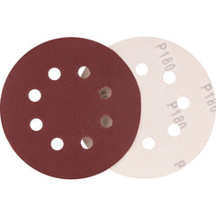 Disco de Lixa c/ Costado em Pluma 125mm G180 10 peças Vonder