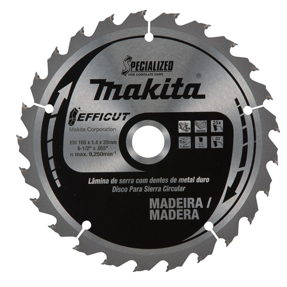 Disco Serra 150 mm x 20 mm  Efficut E-06921 Makita