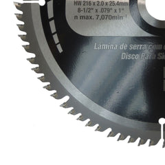 Disco de Serra Efficut 216 mm x 25.4 mm 80T Makita