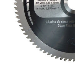 Disco de Serra Efficut 260 mm x 30 mm 81T Makita