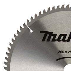 Disco de Serra Tct 255 mm x 25.4 mm 100T Makita