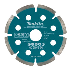 Disco de Corte Diamantado 115 x 1.6 x 22.23 mm B-53780 Makita