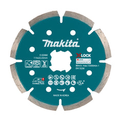 Disco de Corte Diamantado 115 mm X-Lock E-02060 Makita