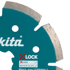 Disco de Corte Diamantado 115 mm X-Lock E-02060 Makita