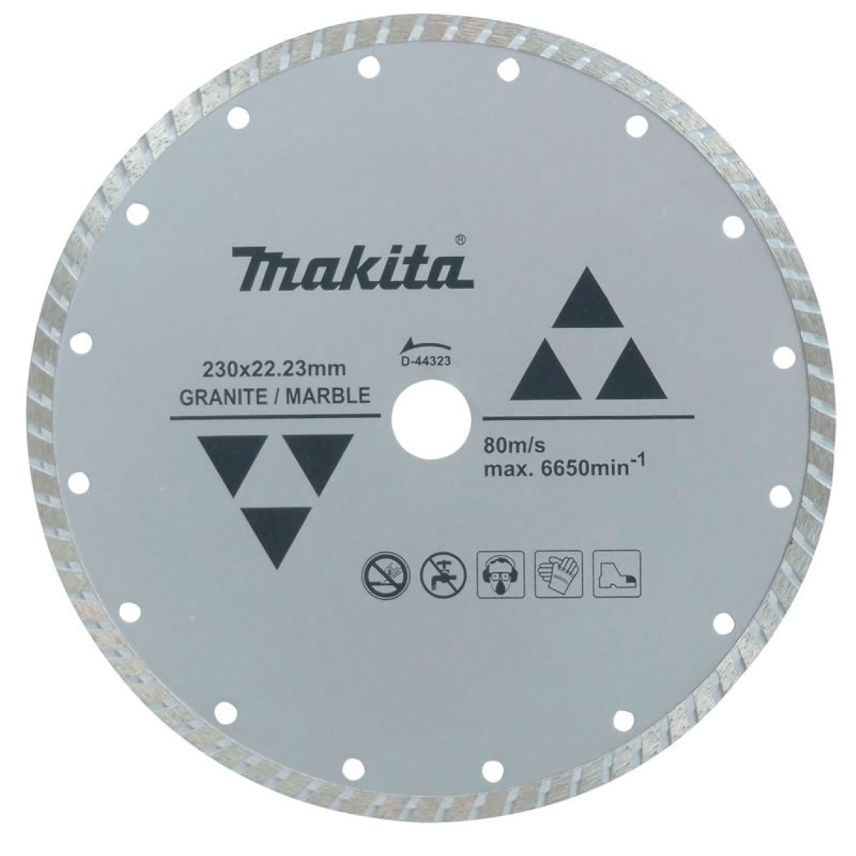 Disco Diamantado 230 x 22.23mm D-44323 Esmerilhadeira Makita