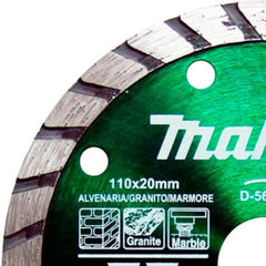 Disco Diamantado Max Turbo Corte 110 x 20 mm Makita D-56976