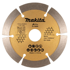 Disco Diamantado Universal 115 mm Makita