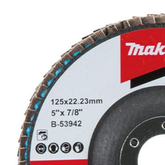 Disco Flap 125 mm x 22.23 mm Z80 B-53942 Makita