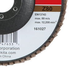 Disco Flap 125 mm x 22.23 mm Z80 B-53942 Makita