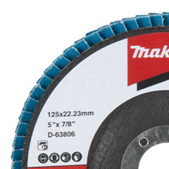 Disco Flap 125 mm x 22.23 mm Z80 D-63806 Makita D-63806
