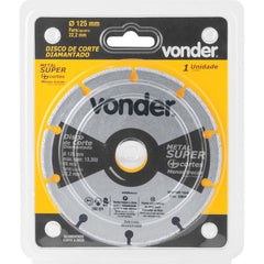Disco Corte Diamantado 125mm Metal Super Vonder