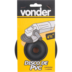 Disco de Borracha para Lixadeira 4.1/2" Flexível Vonder