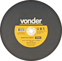 Disco Corte 300,0x3,0x19,05 2 Telas Aço Carbono Vdr0 Vonder