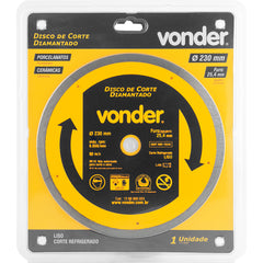 Disco Diamantado 230Mm Liso Vonder