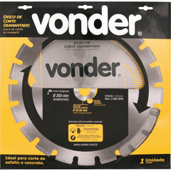 Disco Diamantado 350mm Segmentado Furo 50mm Com Bucha 25mm -