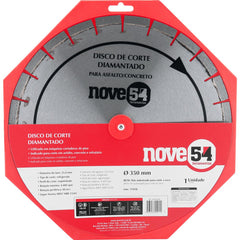 Disco Diamantado para Asfalto E Concreto - Nove54