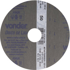 Disco lixa fibra 115mm g50 dvf47 10 peças Vonder