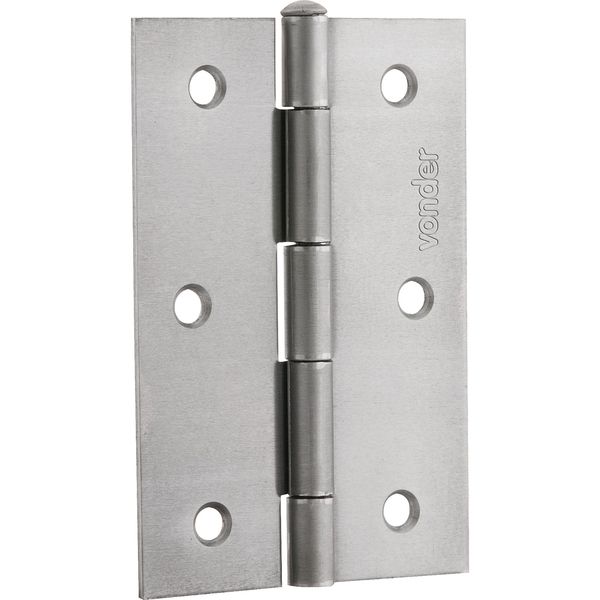 Dobradiça Para Porta 3  Aço Carbono Polido - Vonder
