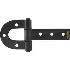 Dobradiça para porteira 330mm aço carbono pintado Vonder