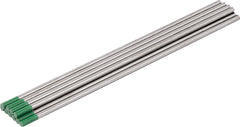 Eletrodo tungstênio 3,2mm verde puro ewp c/ 10 peças Vonder