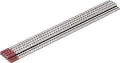 Eletrodo tungstênio 3,2mm vermelho c/ tório c/ 10 pç Vonder