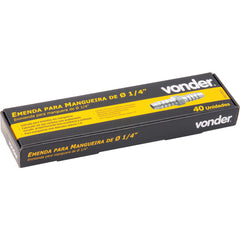 Emenda para mangueira 1/4" aço carbono Vonder