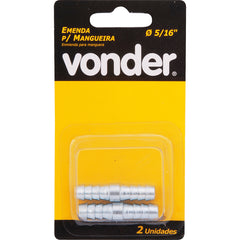 Emenda para mangueria 5/16" aço carbono com 2 peças - Vonder