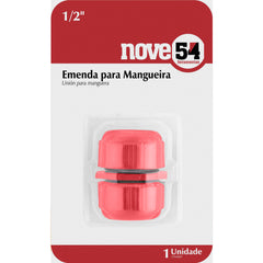 Emenda para mangueira jardim 1/2" plástico - Nove54