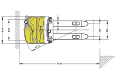 Empilhadeira Elétrica MEE 1.5 Ton x 5000 V2 Menegotti