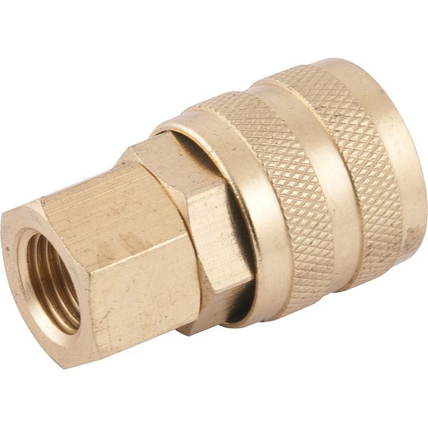 Engate rápido fêmea 1/4" npt latão com rolete Vonder