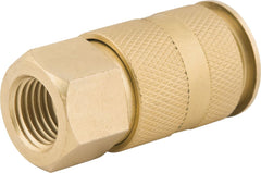 Engate rápido fêmea 1/4" npt latão esfera Vonder