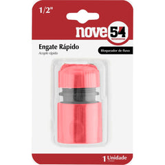 Engate Rápido Jardim 1/2  Plástico Com Bloqueador - Nove54