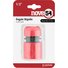 Engate Rápido Jardim 1/2  Plástico Com Bloqueador - Nove54