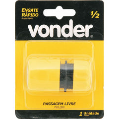 Engate rápido jardim 1/2" plástico passagem livre Vonder