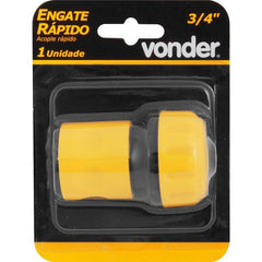Engate rápido jardim 3/4" abs passagem livre Vonder