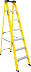 Escada Fibra Tesoura 6 Degraus Importada
