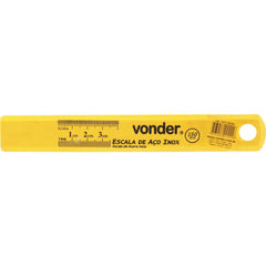 Escala de aço inox 150mm Vonder