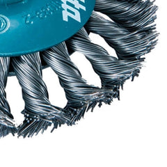 Escova Aço Concavo 115 mm M14 Fio Trançado Cx Pap Makita