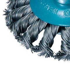 Escova Aço Concavo 115 mm M14 Fio Trançado Cx Pap Makita