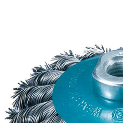 Escova Aço Côncavo 100 mm M14 Fio Trançado Cx Pap Makita
