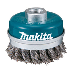 Escova Aço Copo 60 mm M14 Trançado 2 Cx Pap Makita