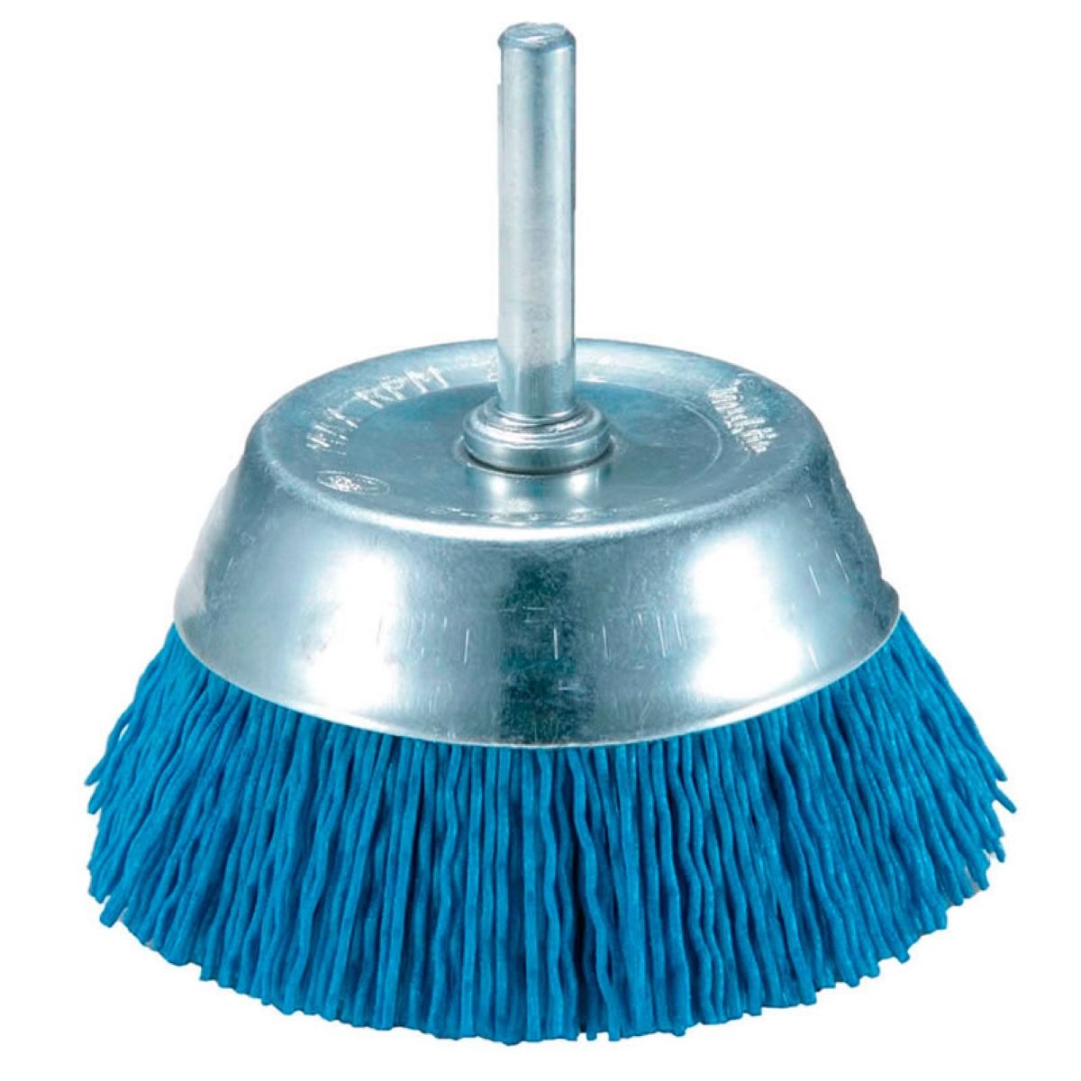 Escova de Nylon Copo Fina 75 x 6 mm para Furadeira Makita