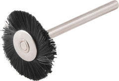 Escova circular 20mm nylon c/ haste p/ microrretífica Vonder