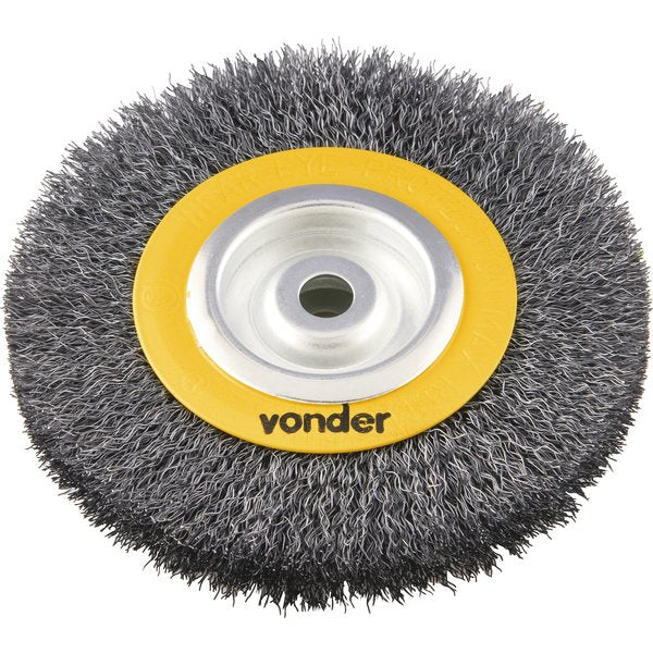 Escova Circular Ondulada 6x1 Furo 1/2 Polido 6 Vonder